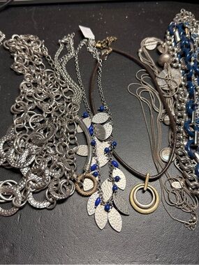 Lot of 7 Lia Sophia Necklaces 2 NWT Mixed Lot